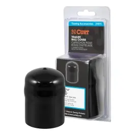 2-5/16 inch Black Trailer Ball Cover | Curt 21811 Exclusive Offer