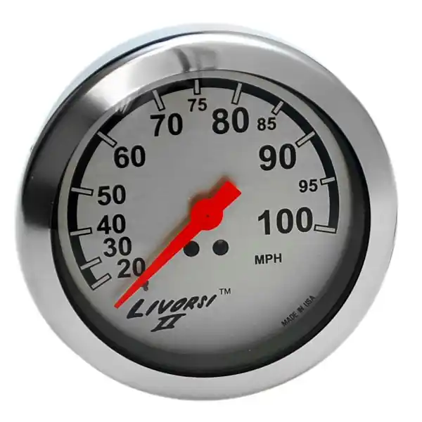 Clearance Livorsi Boat Speedometer | 100 MPH 3 1/4 Inch